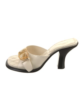 Burberry Leather Slides