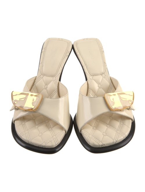 Burberry Leather Slides
