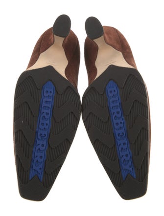 Burberry Suede Lace-Up Boots