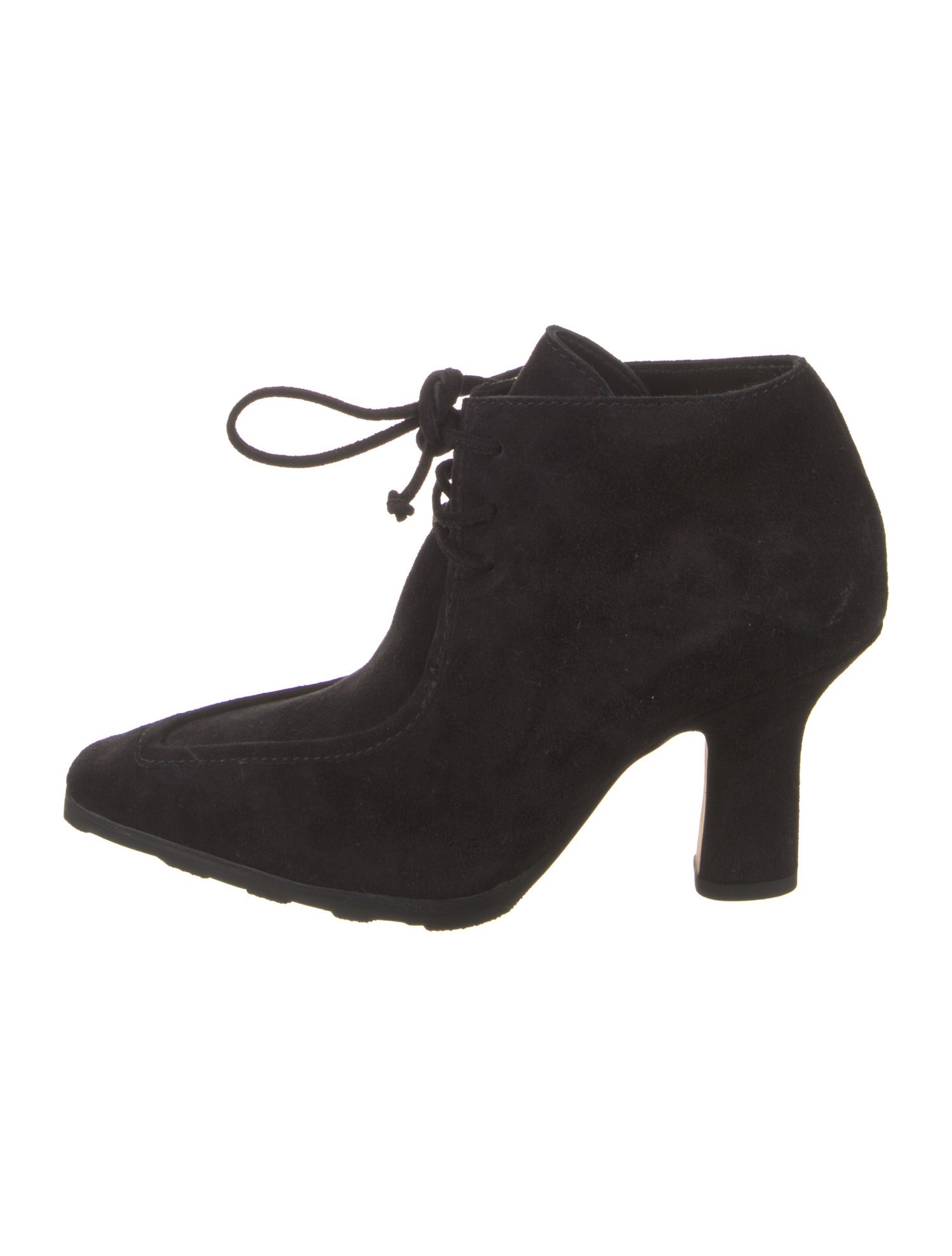 Burberry Suede Lace-Up Boots