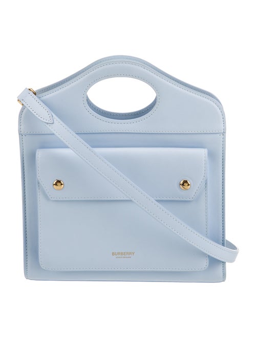 Burberry Leather Top Handle Bag