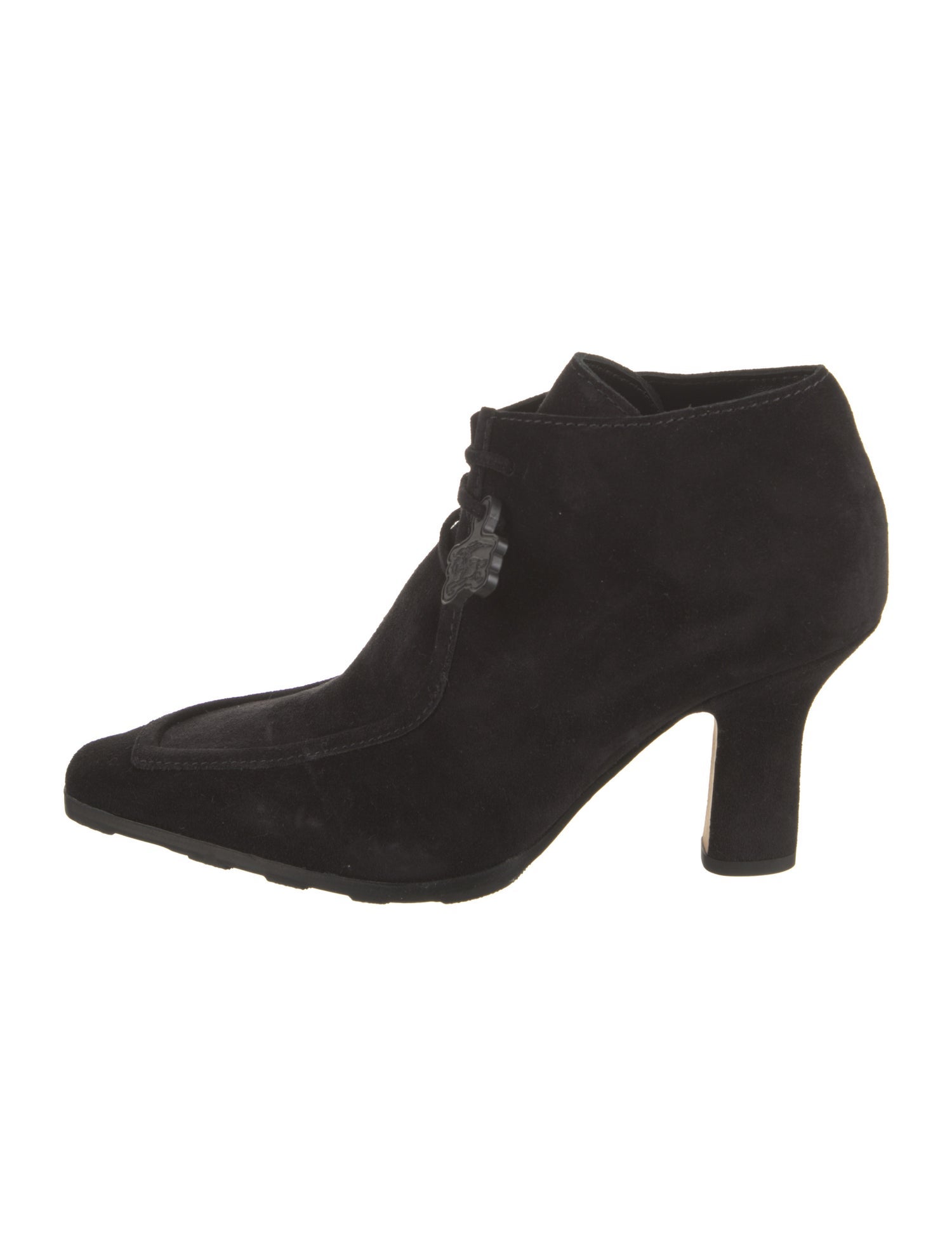 Burberry Suede Lace-Up Boots