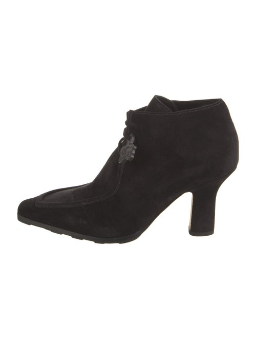 Burberry Suede Lace-Up Boots