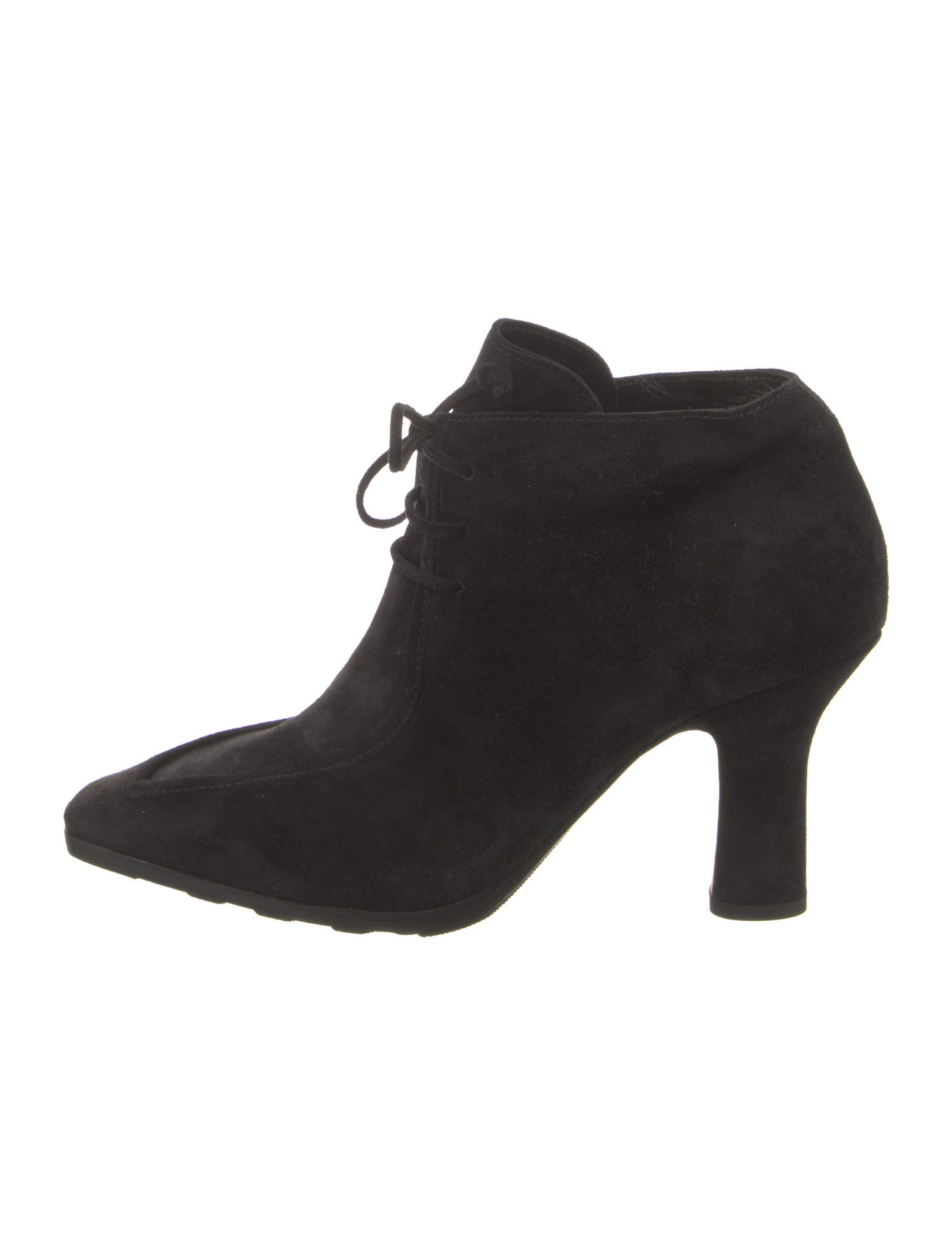 Burberry Suede Lace-Up Boots