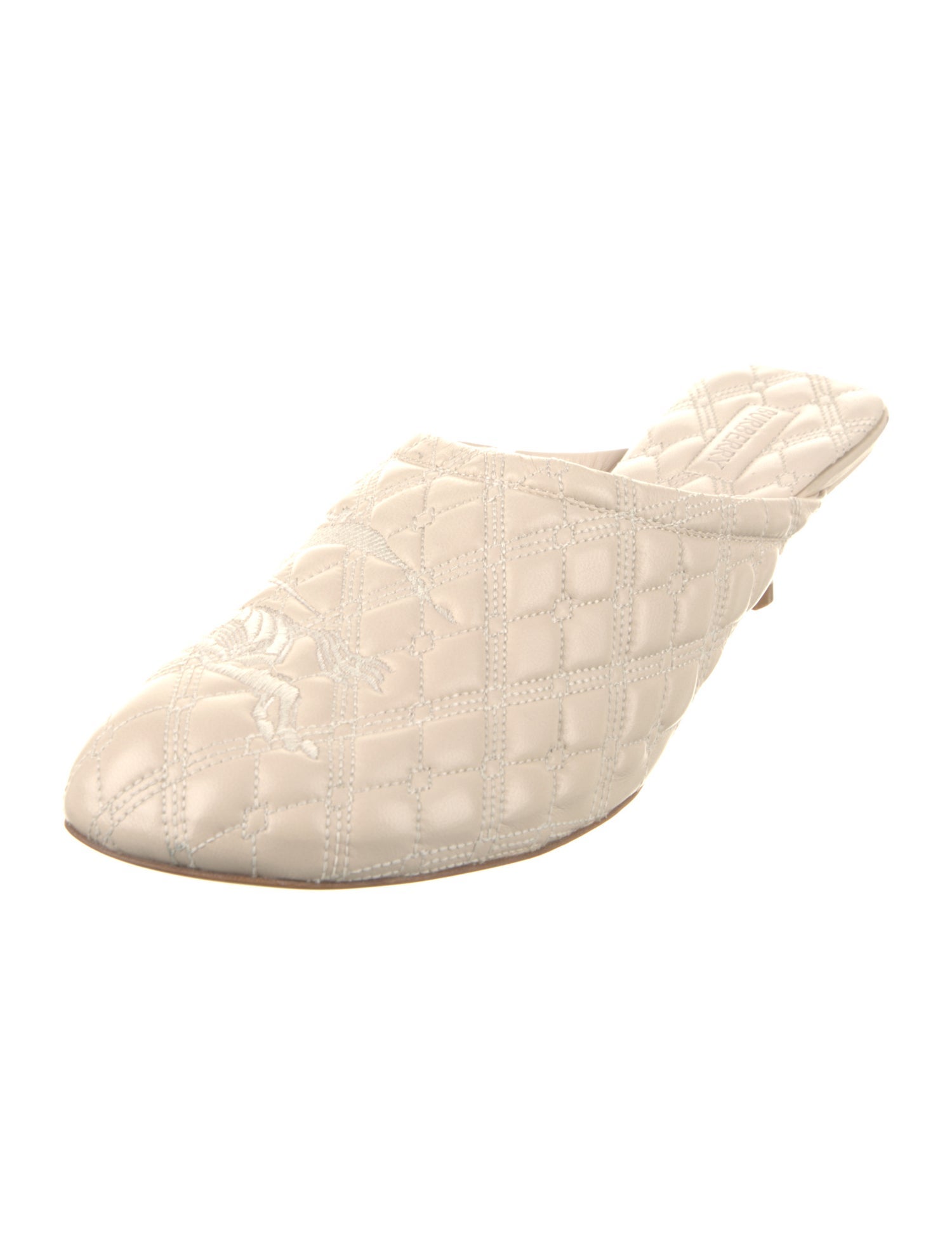 Burberry Leather Mules