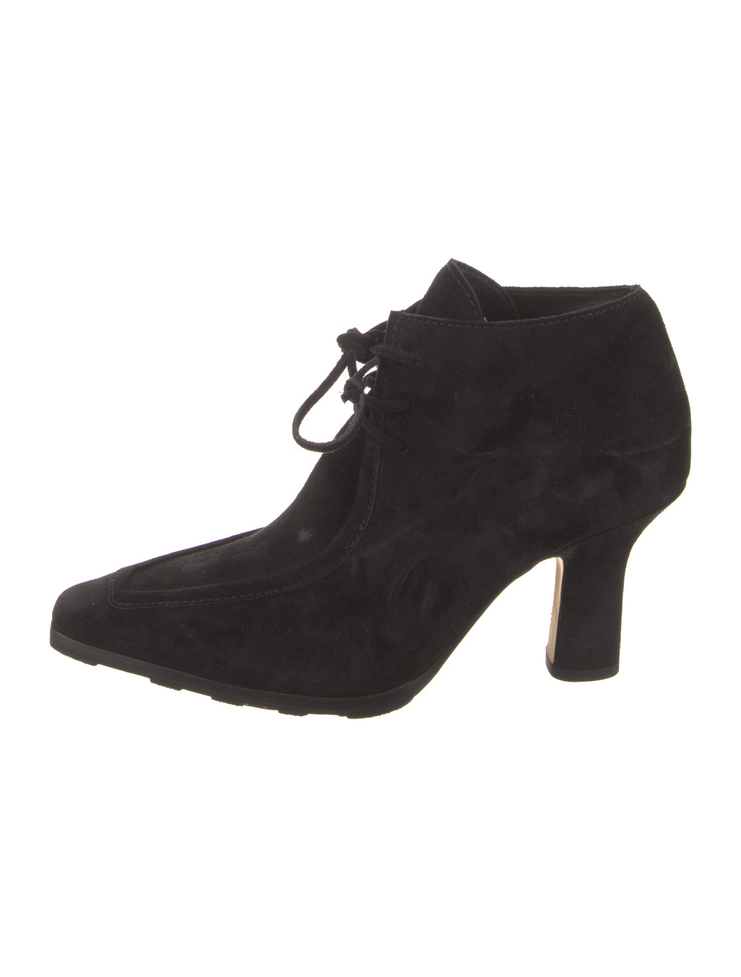 Burberry Suede Lace-Up Boots