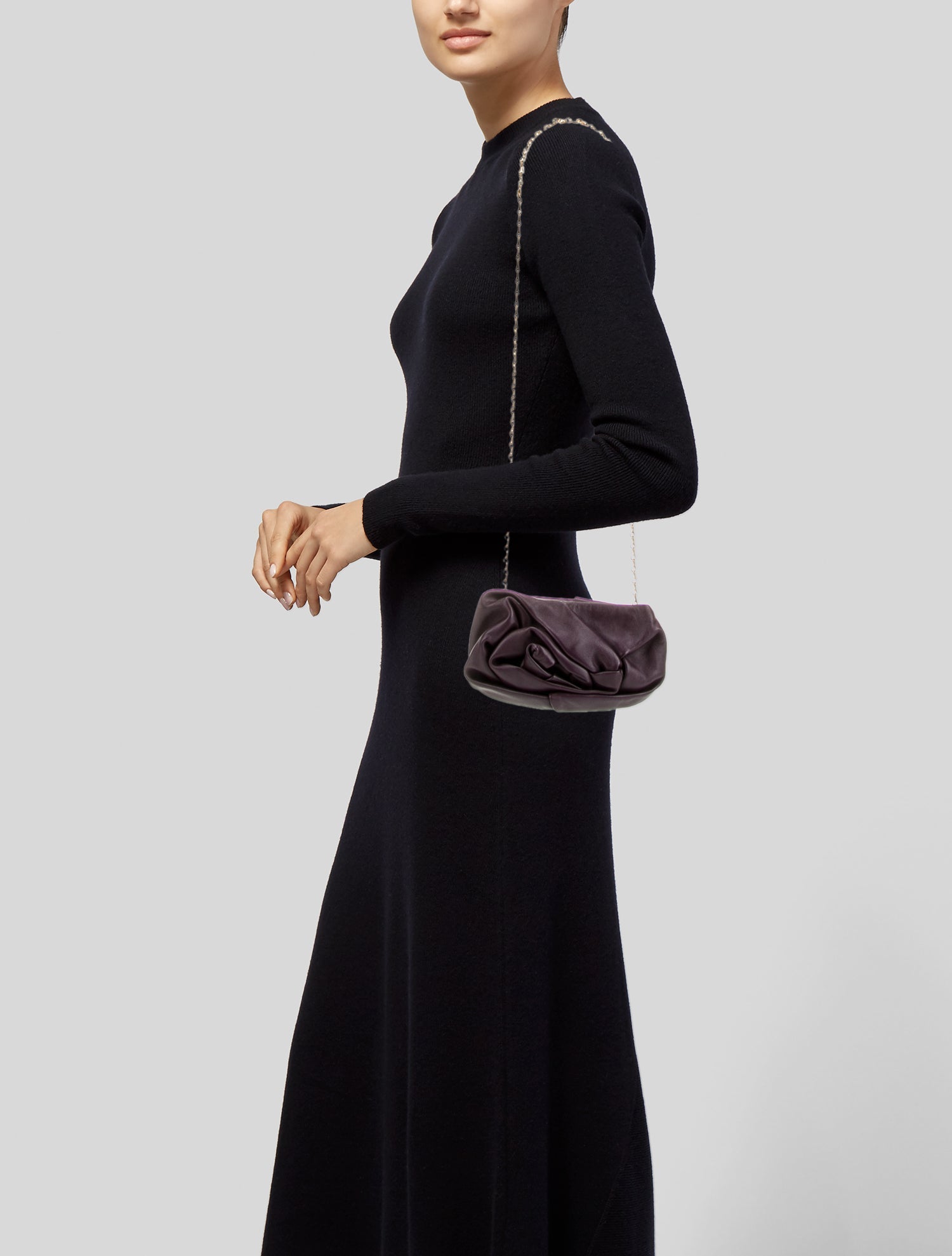 Burberry Leather Messenger Bag