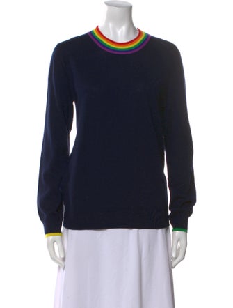 Burberry Merino Wool Crew Neck Sweater