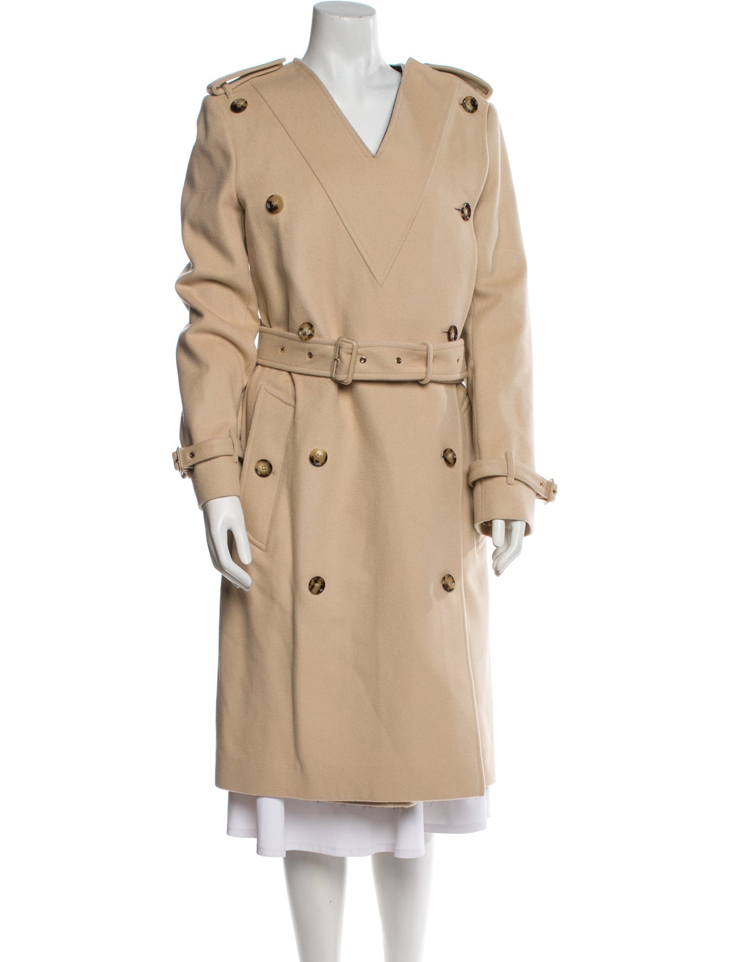 Burberry Wool Trench Coat w/ Tags