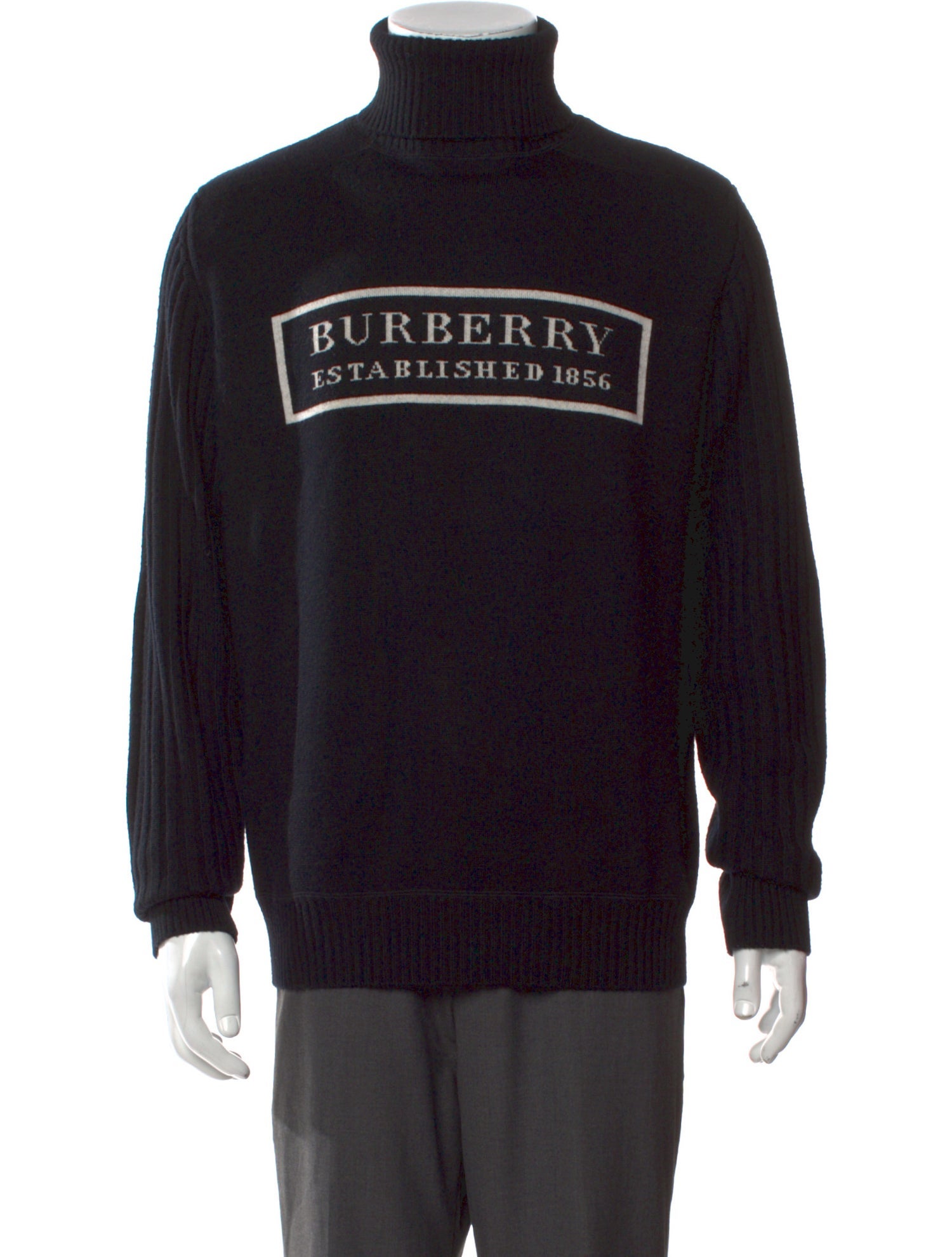 Burberry Wool Graphic Print Pullover