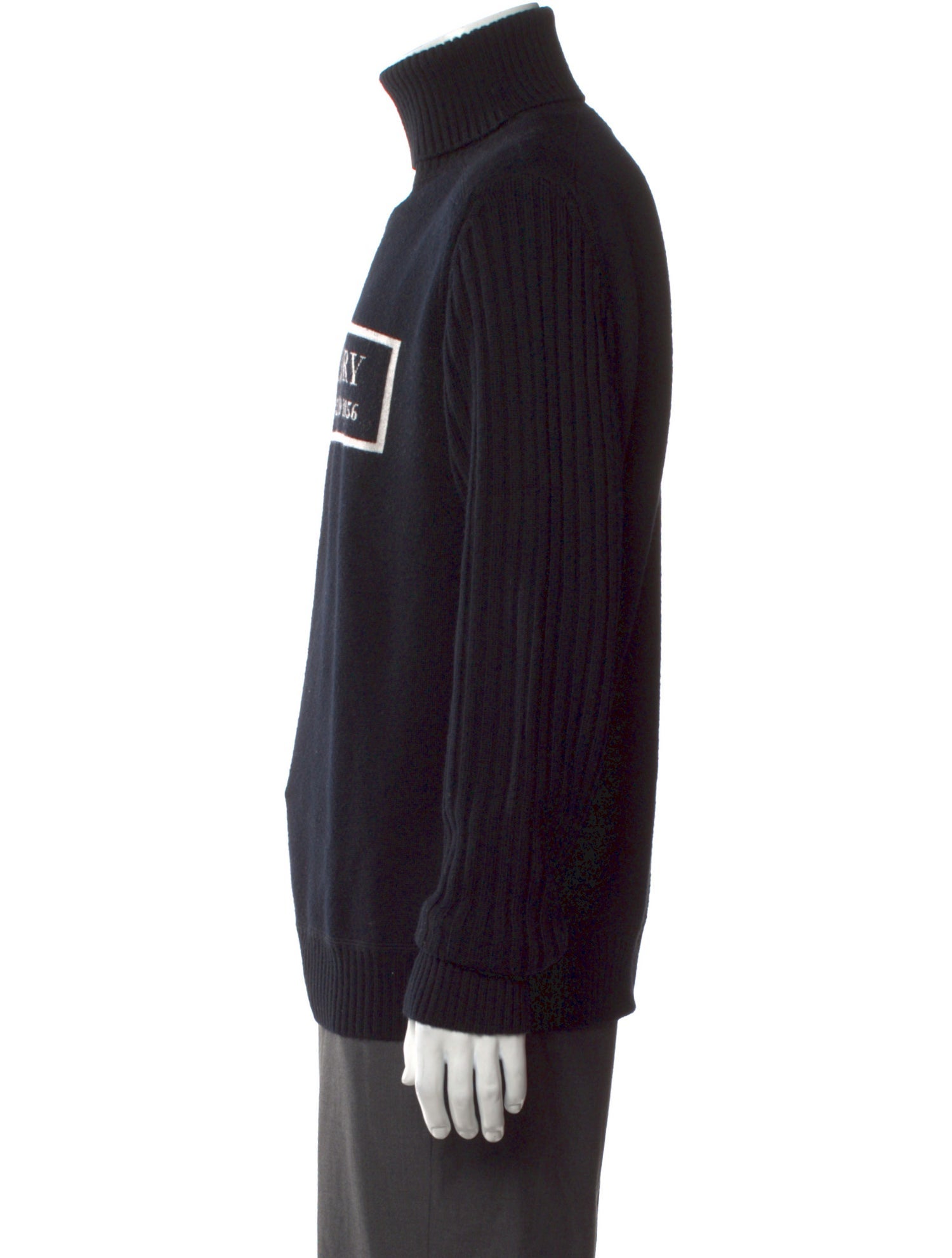 Burberry Wool Graphic Print Pullover