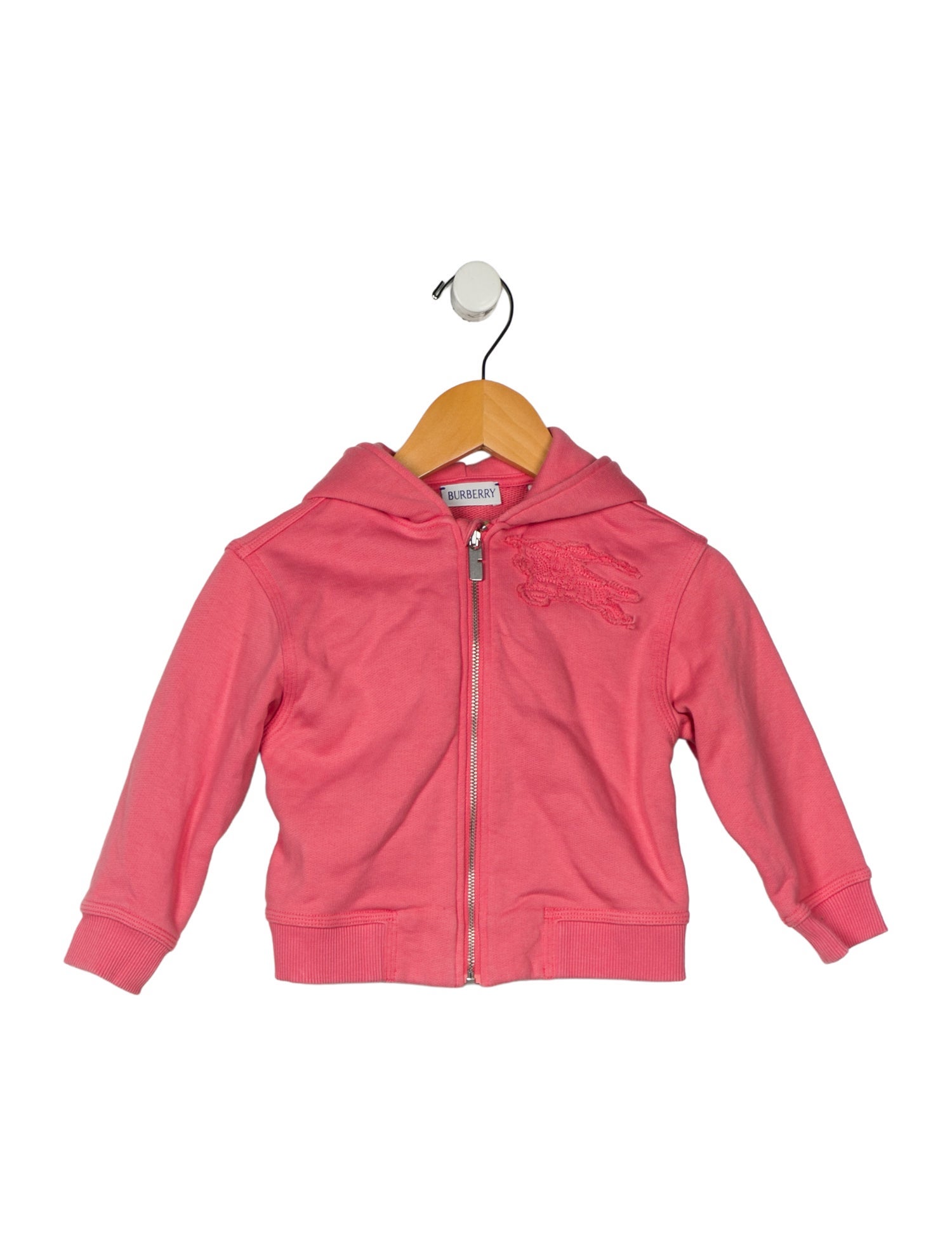 Burberry Toddler girls zip up hoodie