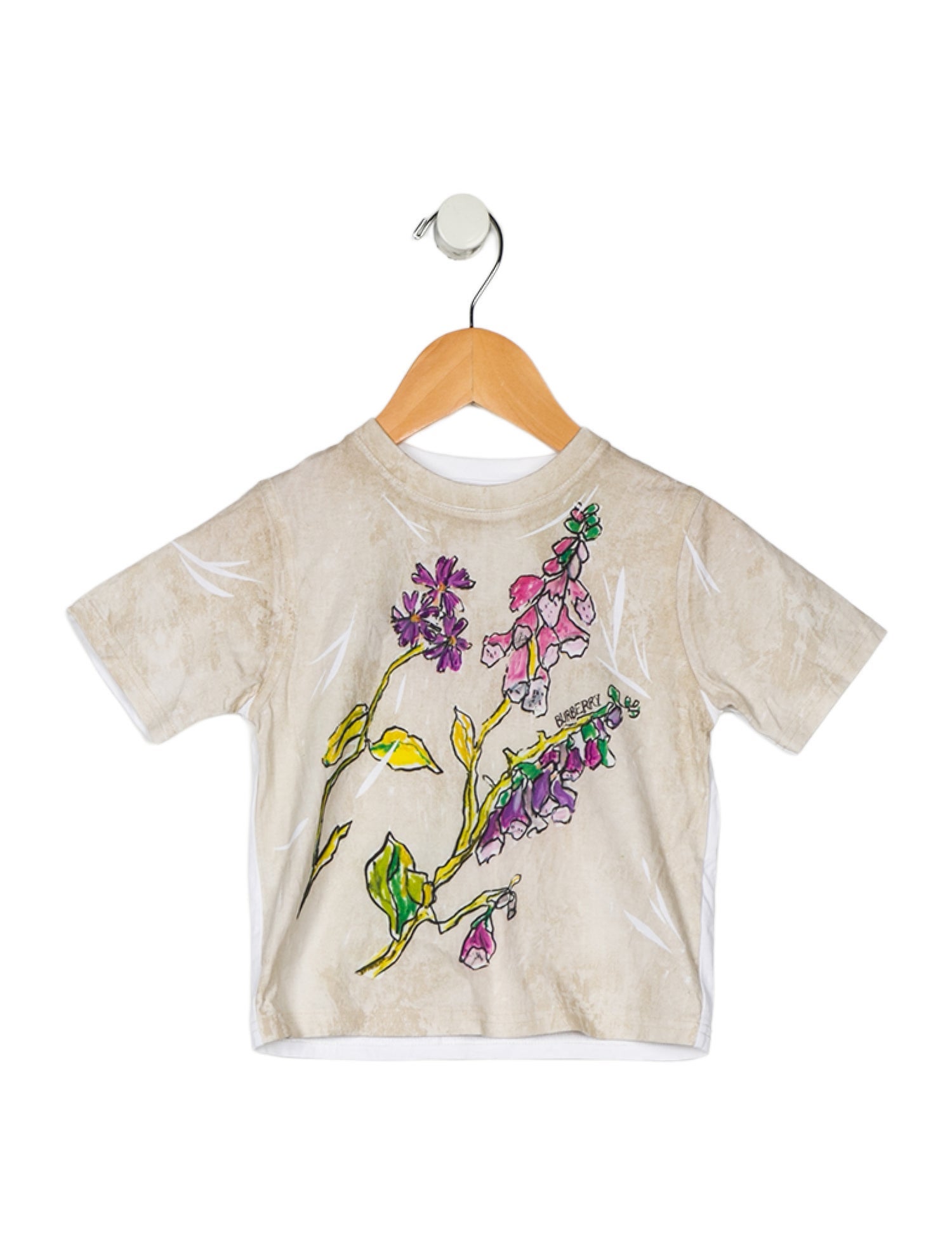 Burberry Toddler girls' short sleeve top.