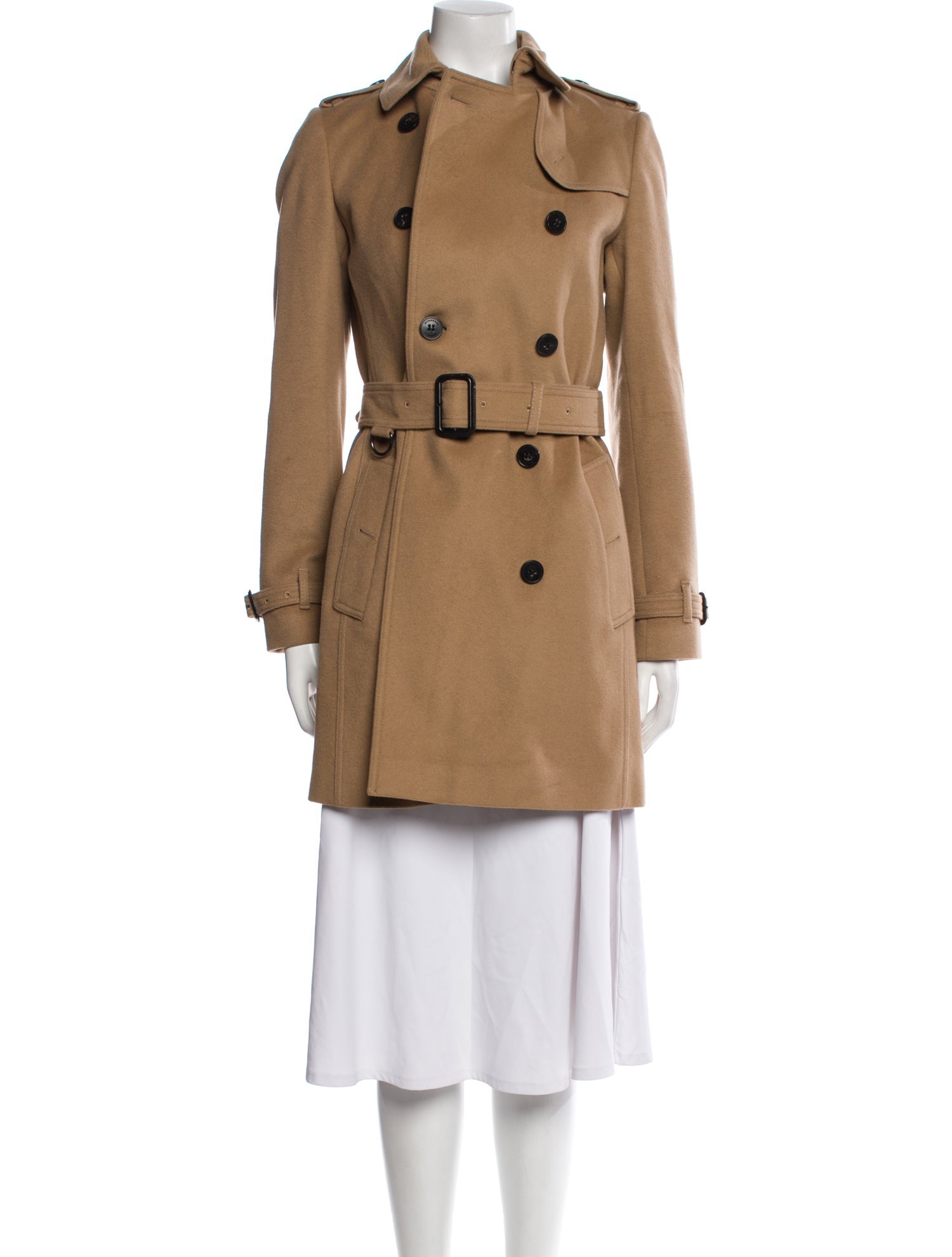 Burberry London Virgin Wool Trench Coat