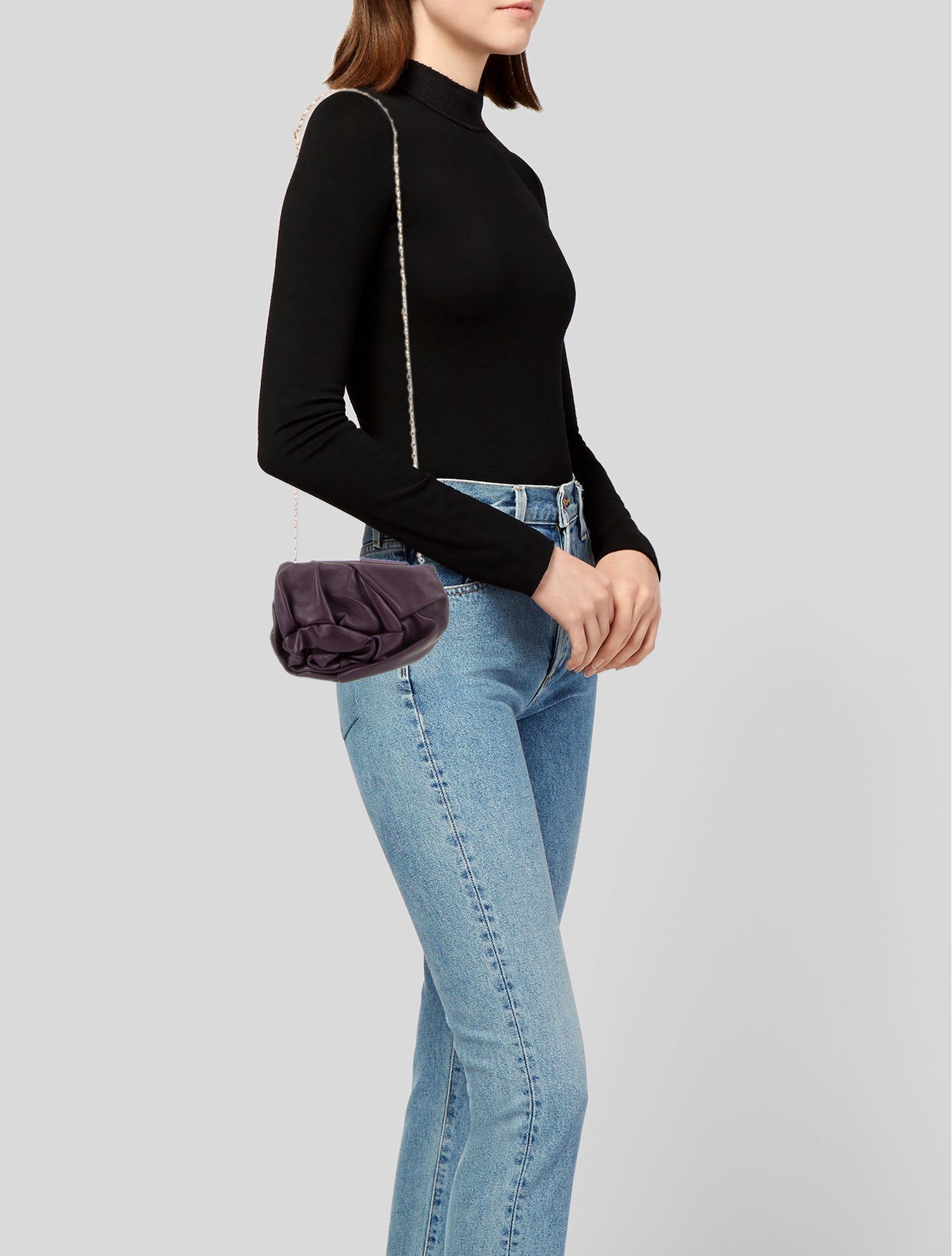 Burberry Leather Evening Bag