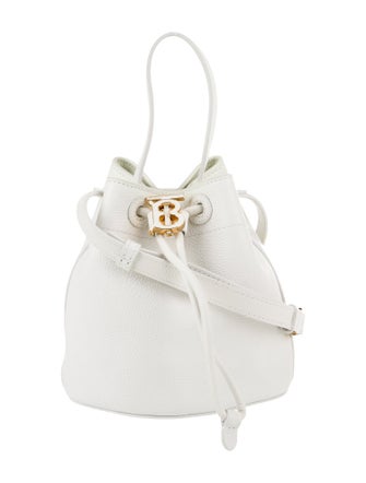 Burberry Leather Bucket Bag