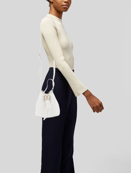 Burberry Leather Bucket Bag