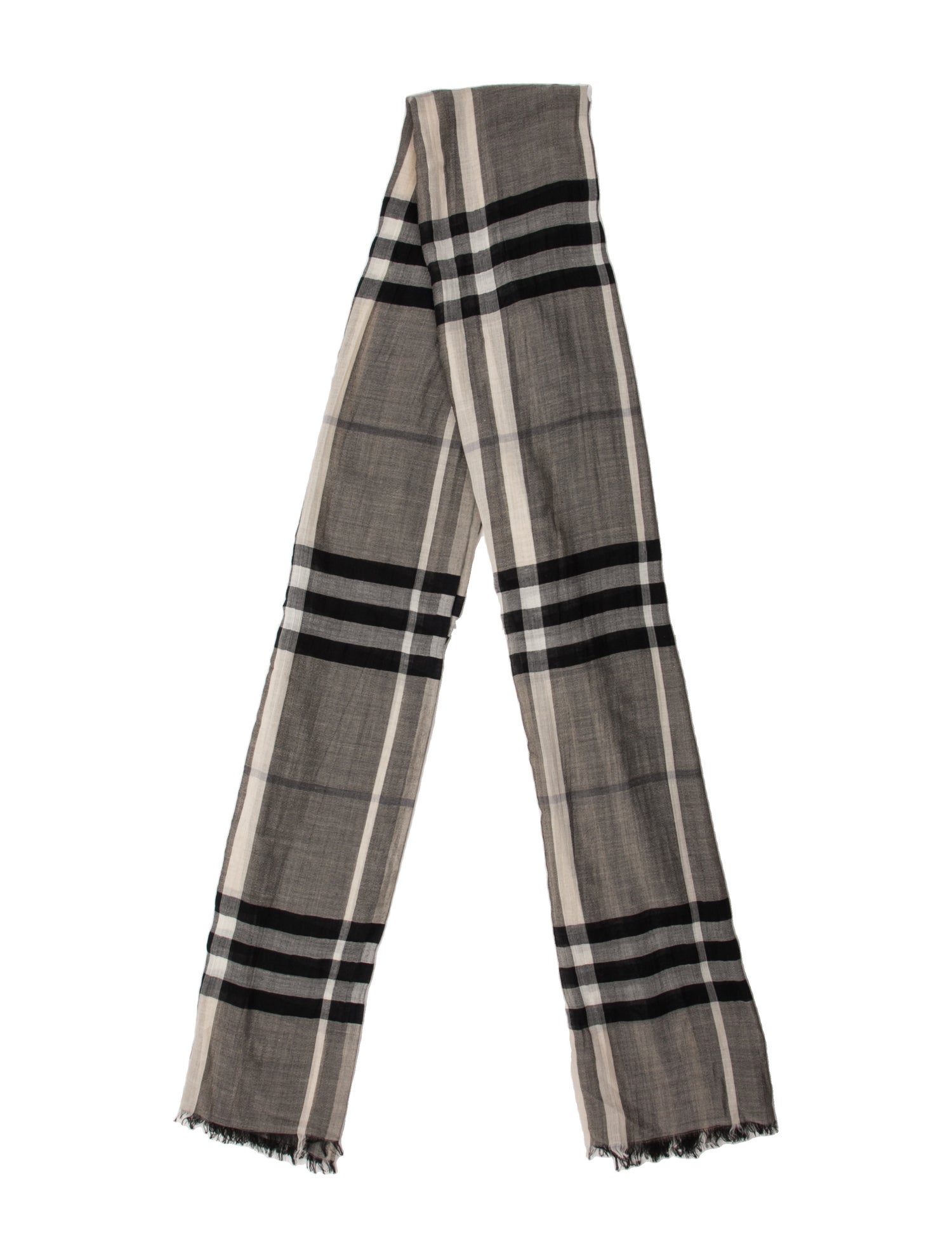 Burberry Silk House Check Pattern Scarf