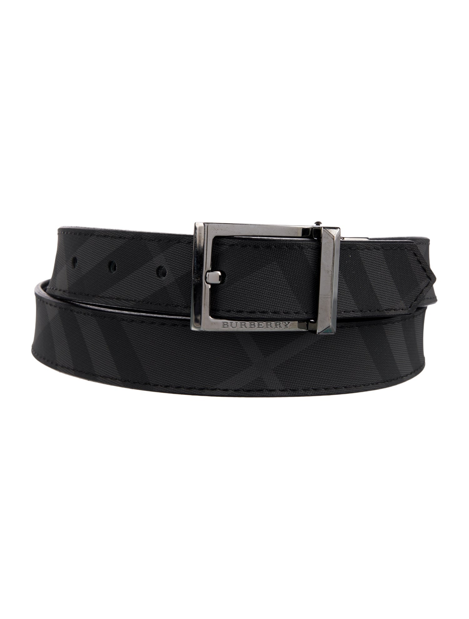 Burberry Skinny Leather Belt