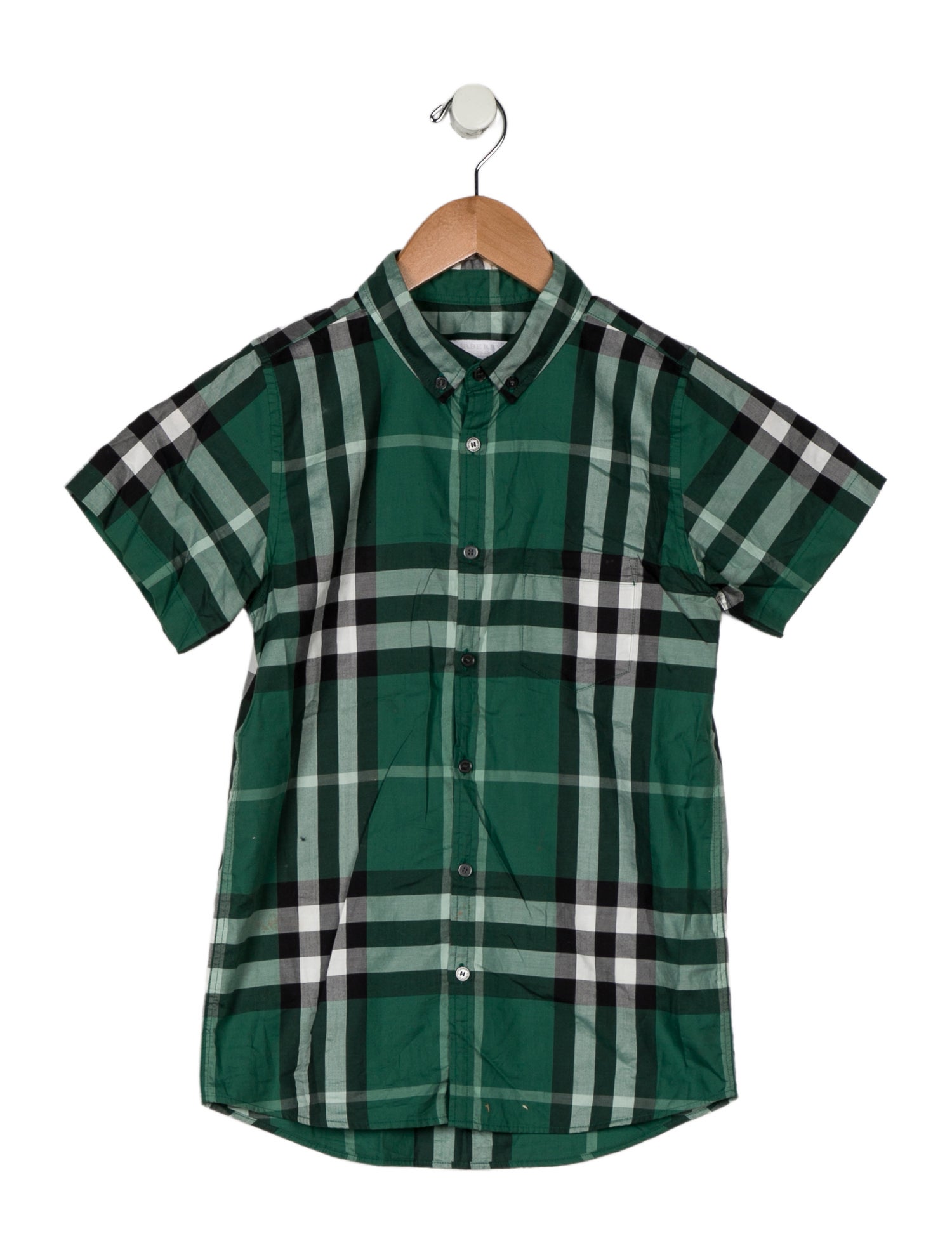 Burberry Kids boys' short sleeve shirt