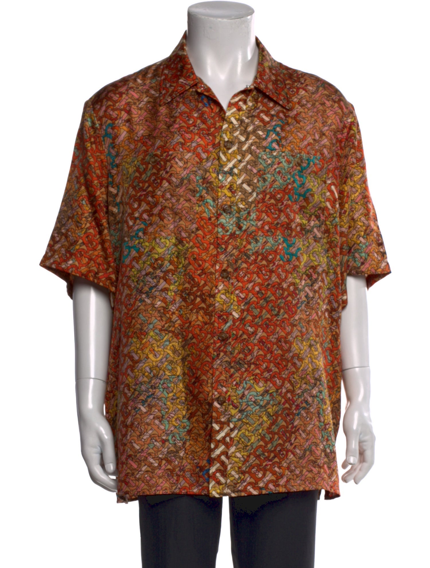 Burberry TB Monogram Silk Shirt