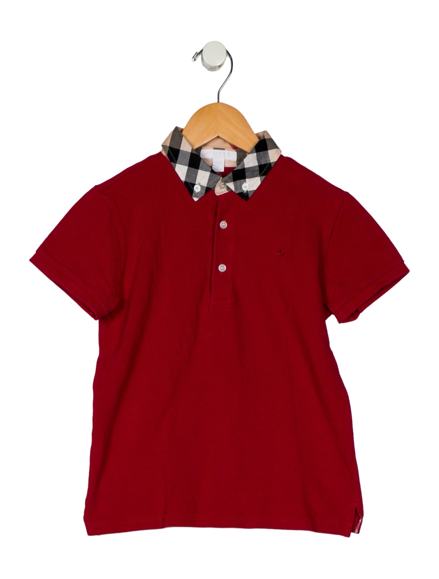 Burberry Kids boys' short sleeve polo