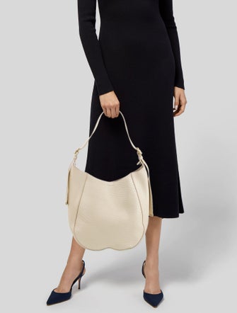 Burberry Calf Leather Shoulder Bag