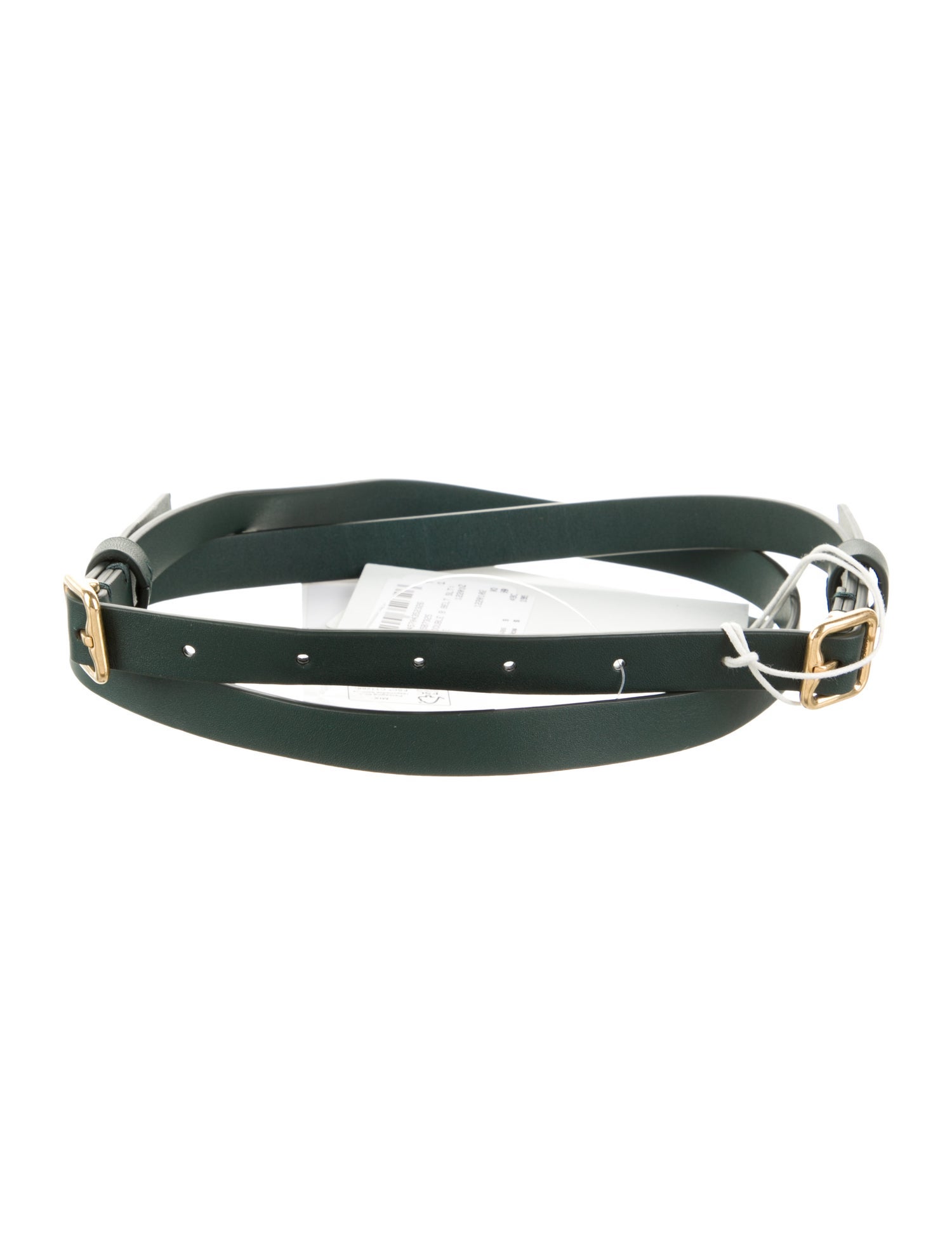 Burberry Skinny Leather Belt