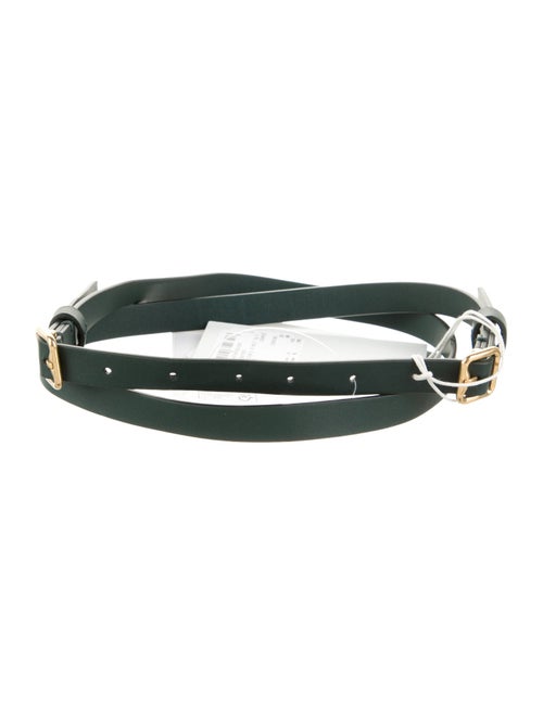 Burberry Skinny Leather Belt