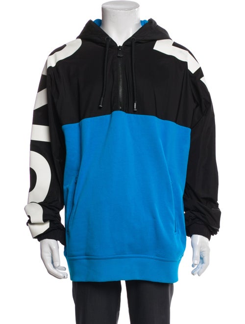 Burberry Colorblock Pattern Windbreaker