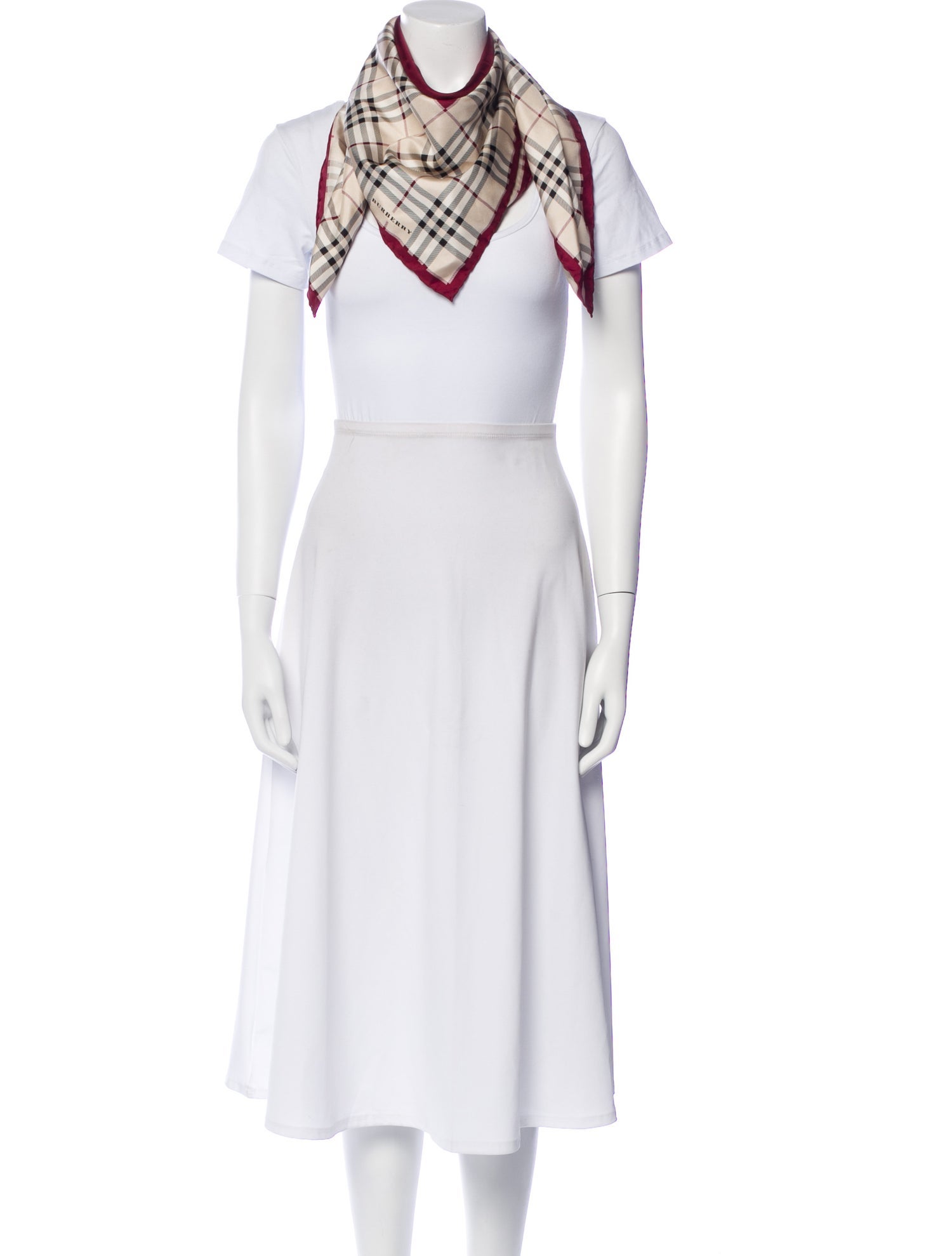 Burberry Silk Printed Scarf