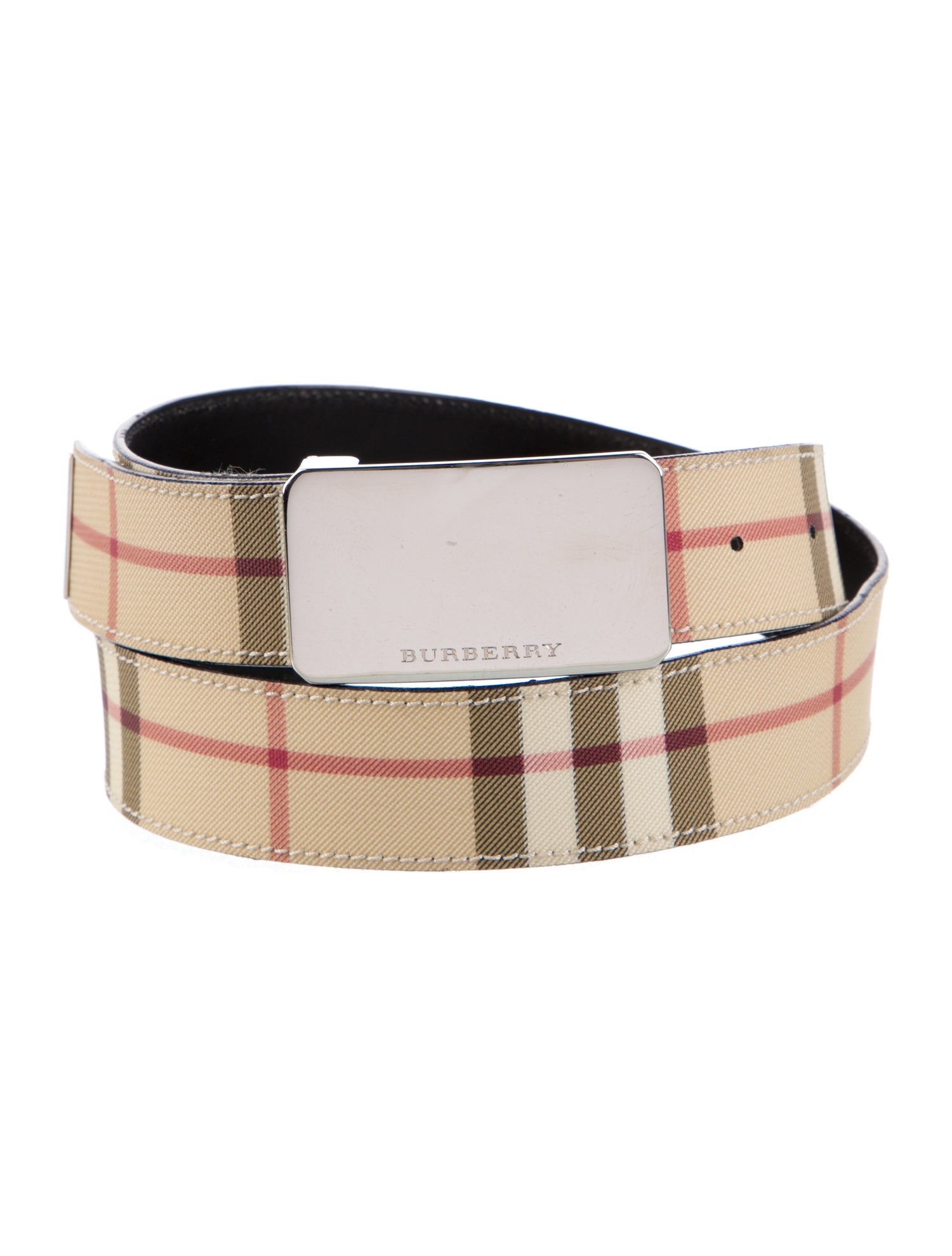 Burberry London Nova Check Pattern Belt