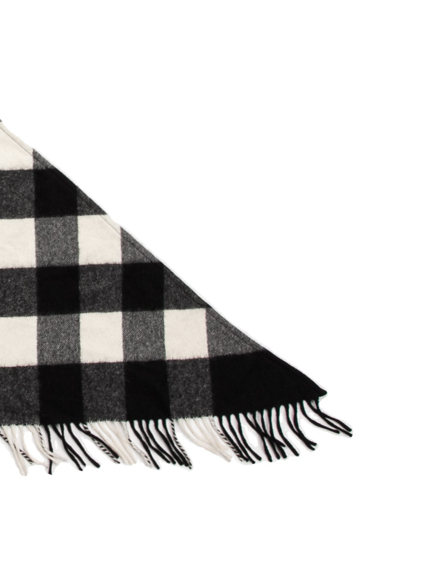 Burberry Cashmere Plaid Print Shawl