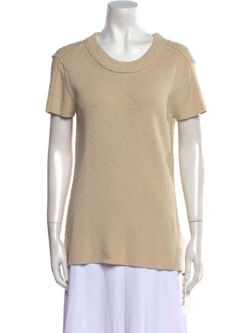 Burberry Scoop Neck Short Sleeve T-Shirt