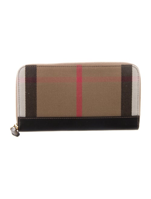 Burberry Canvas Printed Continental Wallet