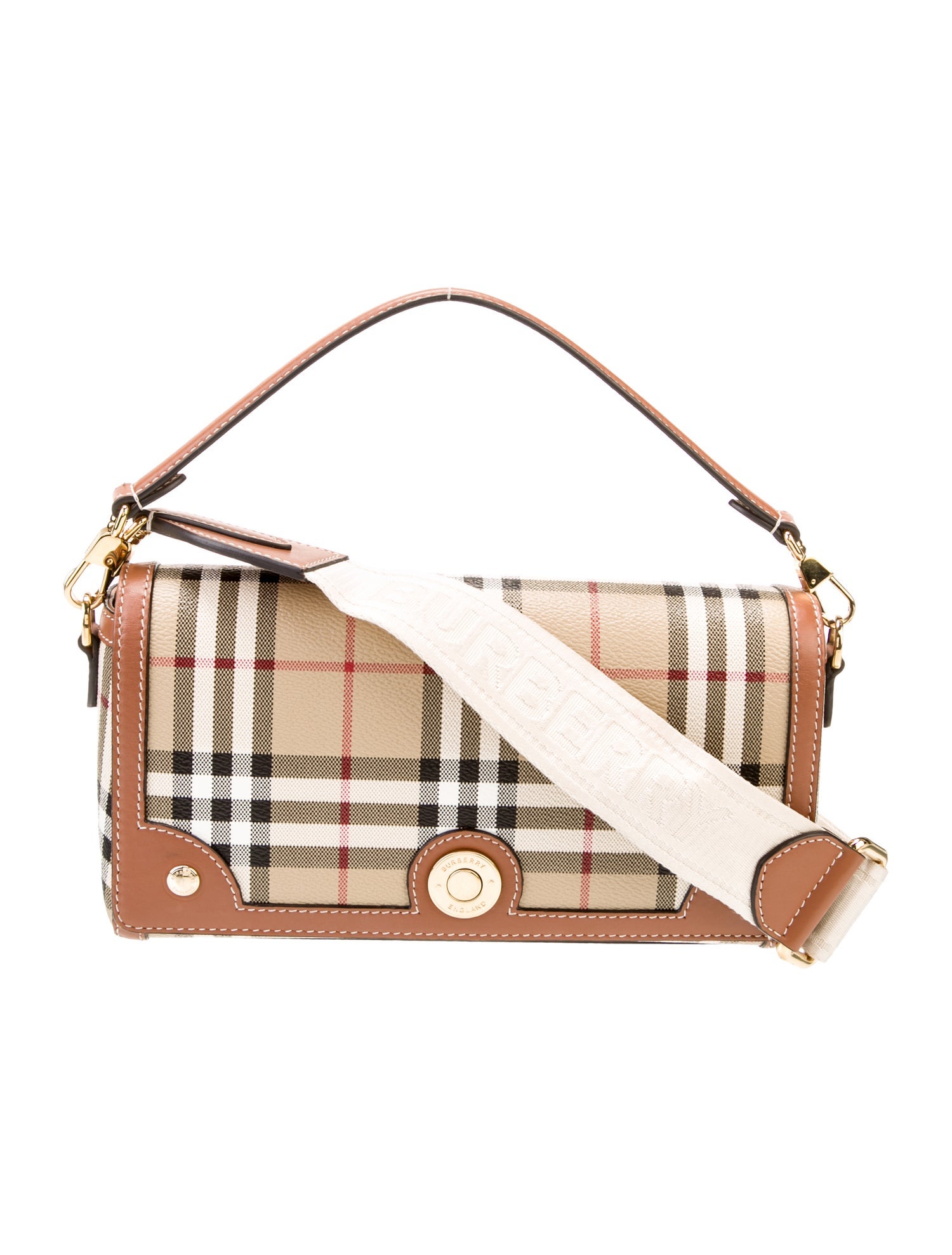Burberry Haymarket Check Top Handle Bag