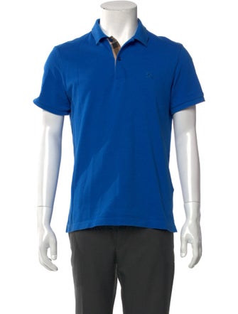 Burberry Nova Check Pattern Collar Polo Shirt