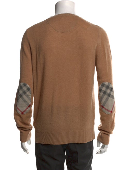 Burberry Nova Check Pattern Cashmere Pullover