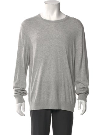 Burberry House Check Pattern Crew Neck Pullover