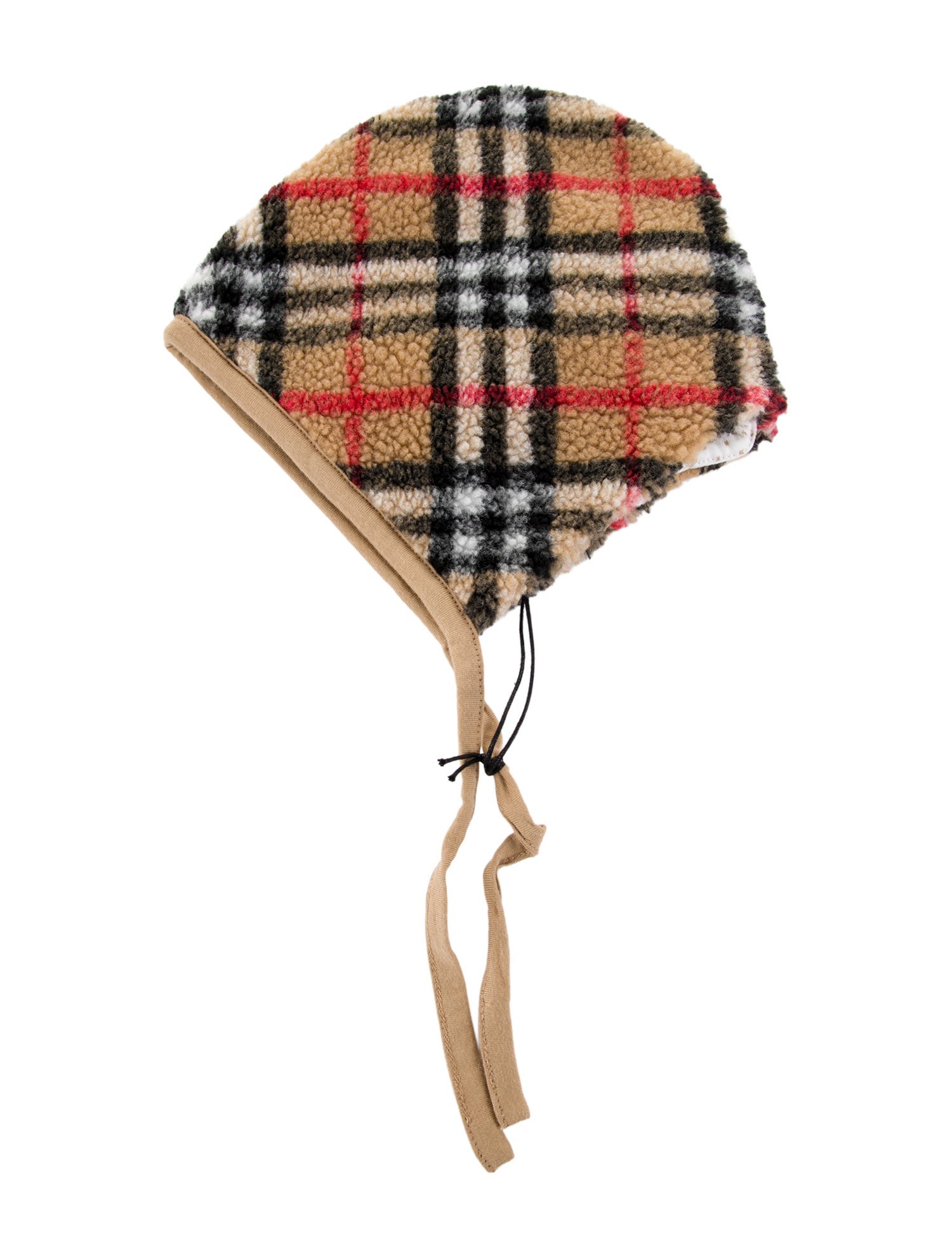 Burberry Brown Pattern Printed Chek Signature Bonnet