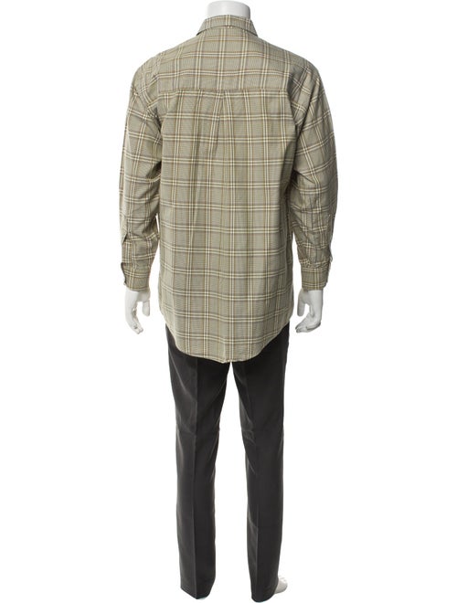 Burberry's Nova Check Pattern Long Sleeve Shirt