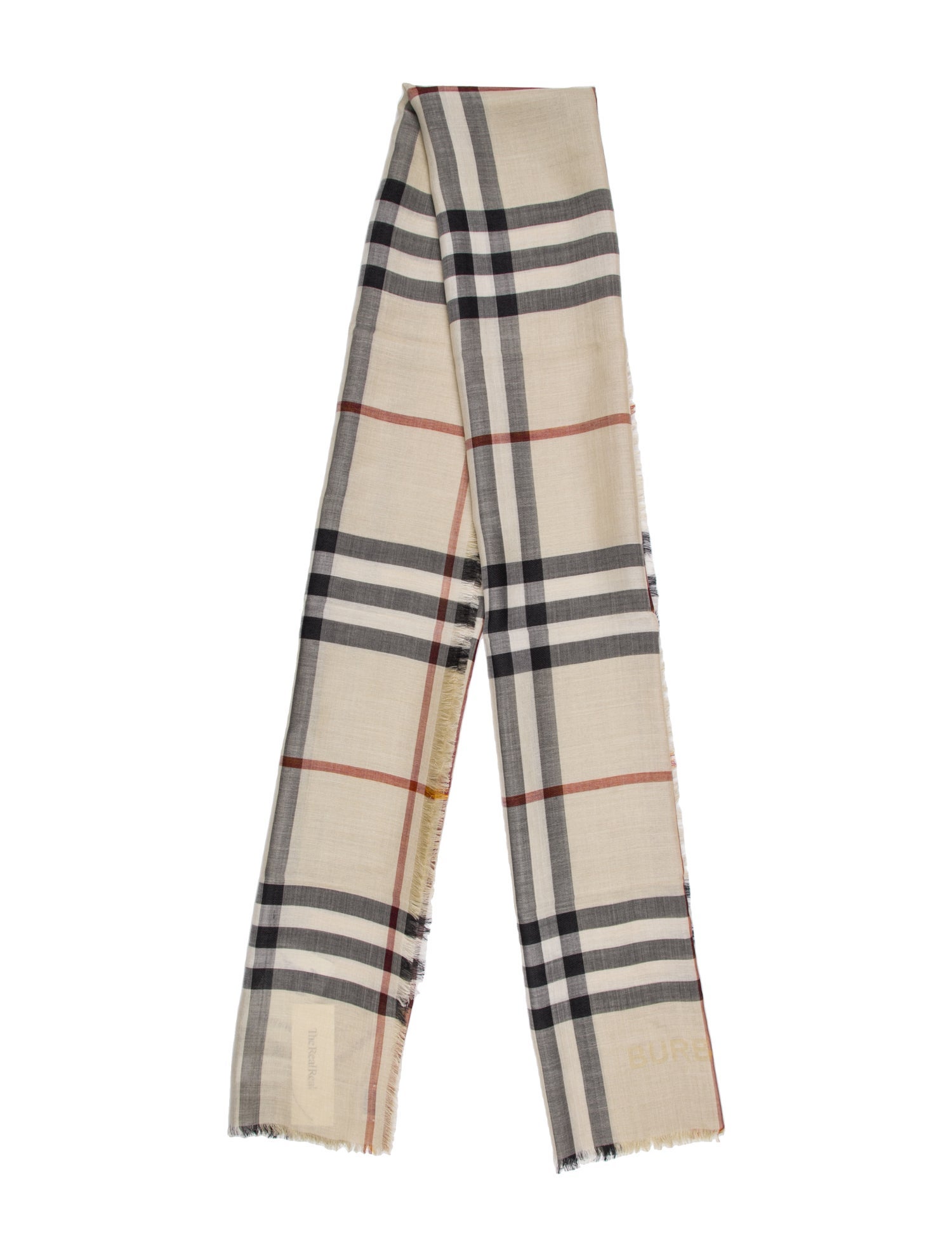 Burberry Wool Striped Scarf