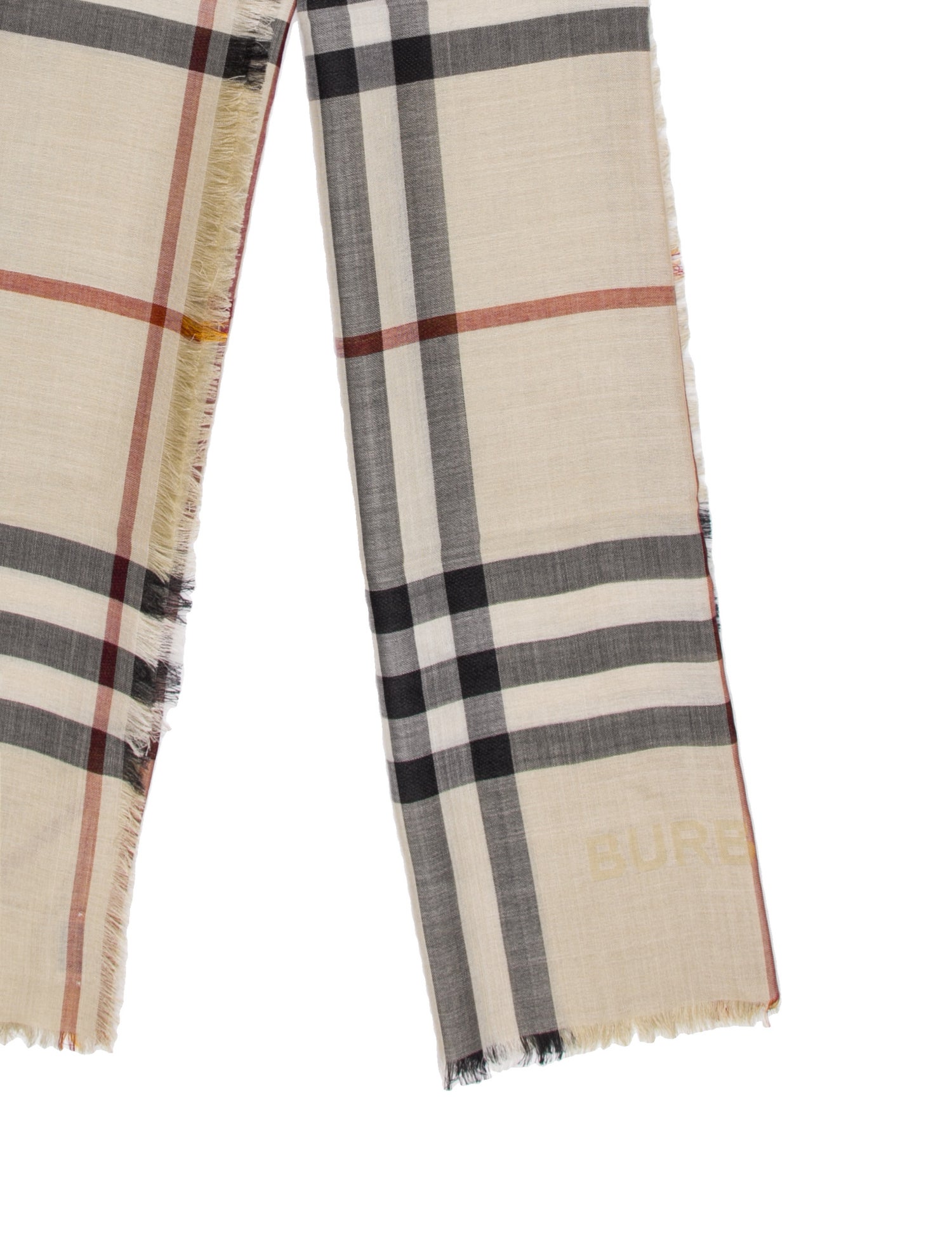 Burberry Wool Striped Scarf