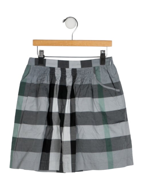 Burberry Check Print Skirt
