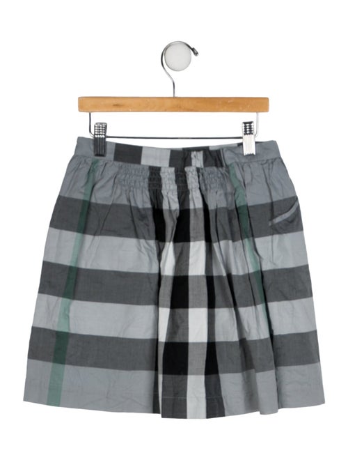 Burberry Check Print Skirt