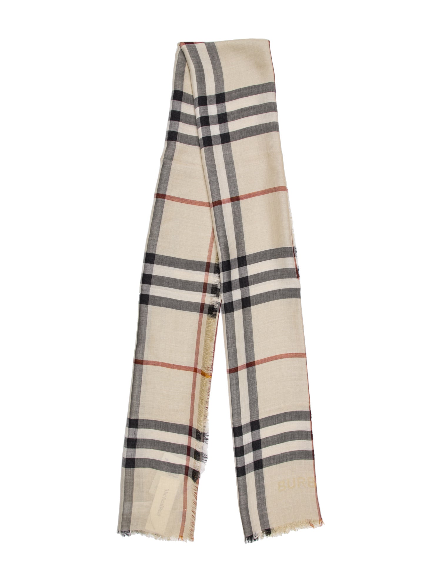 Burberry Wool Striped Scarf