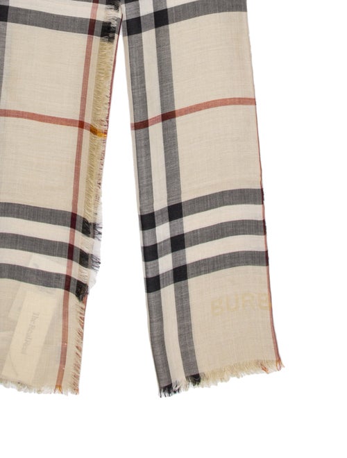 Burberry Wool Striped Scarf