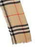 Burberry Wool Plaid Print Scarf
