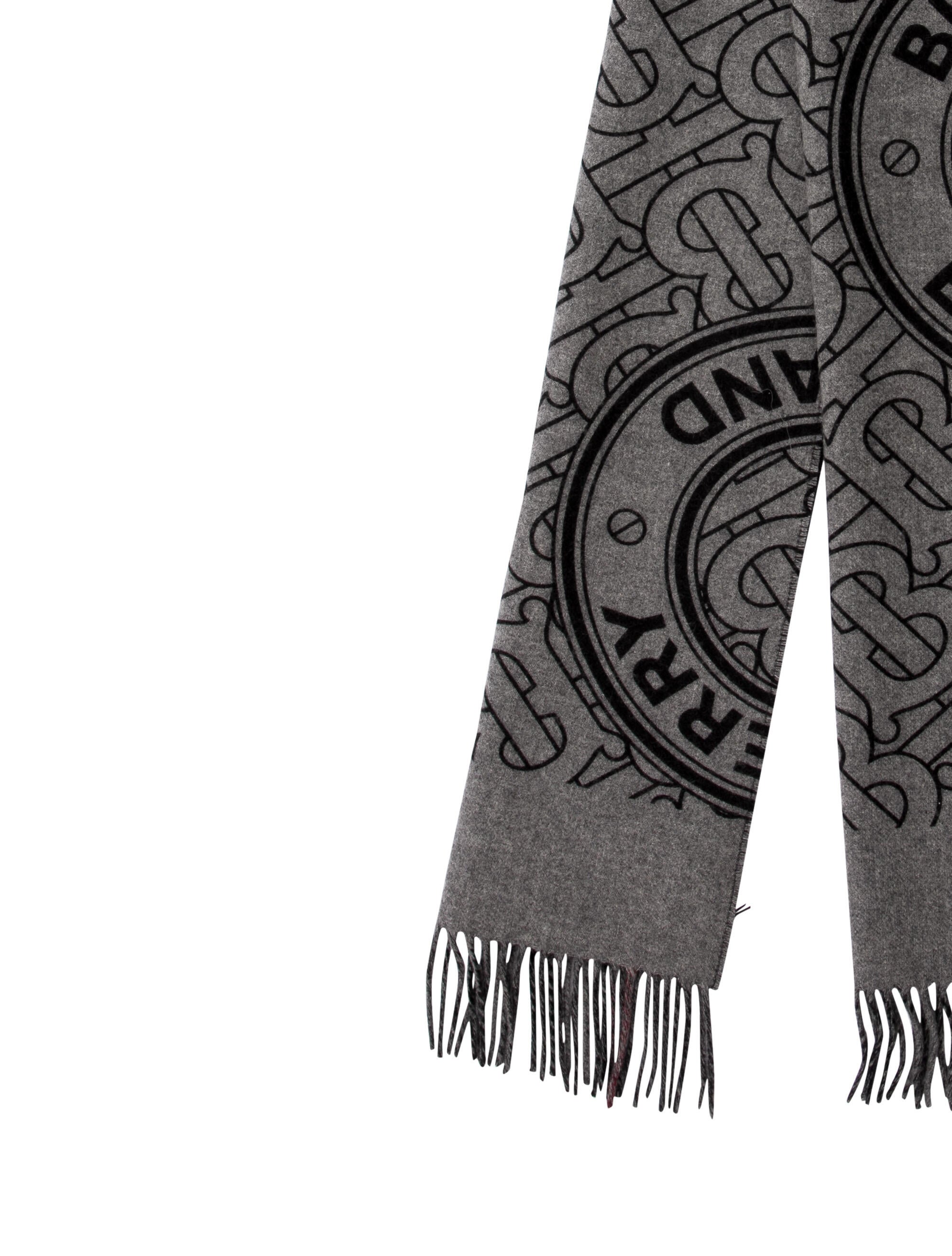 Burberry Cashmere Printed Scarf