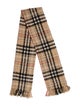 Burberry Cashmere Plaid Print Scarf